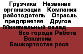 Грузчики › Название организации ­ Компания-работодатель › Отрасль предприятия ­ Другое › Минимальный оклад ­ 100 000 - Все города Работа » Вакансии   . Башкортостан респ.